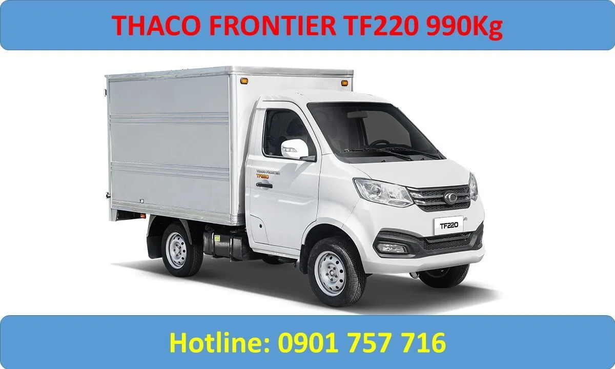 thaco tf220 thùng kín