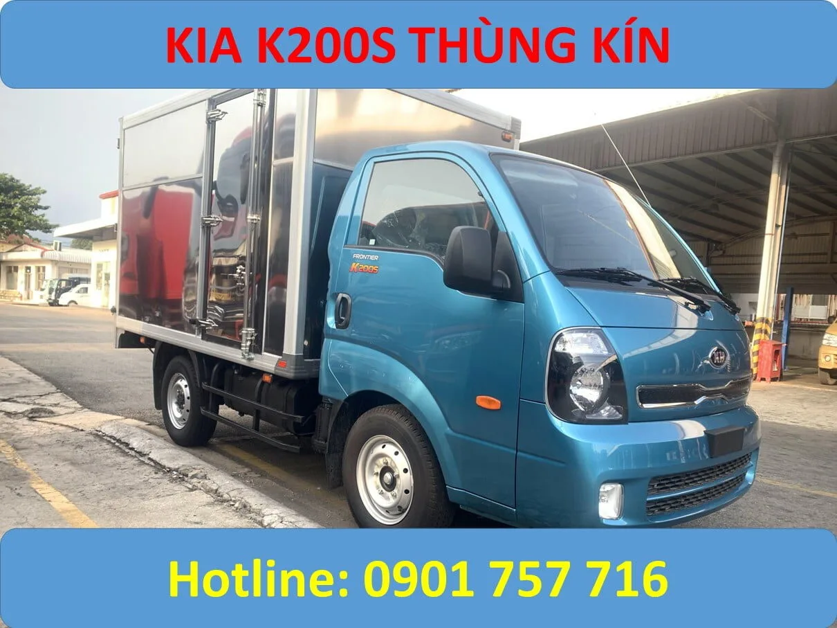 kia k200s thùng kín