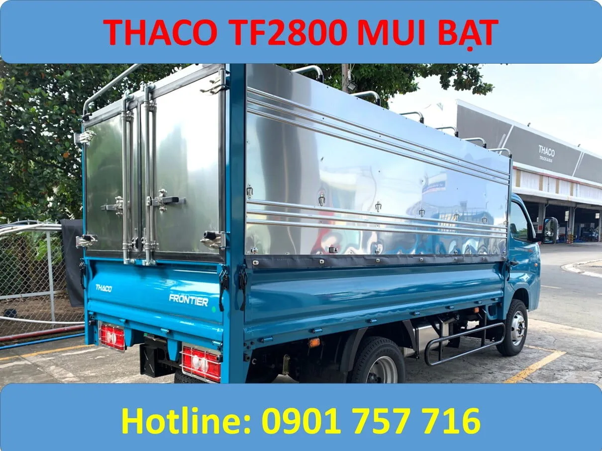 thaco tf2800 thùng mui bạt