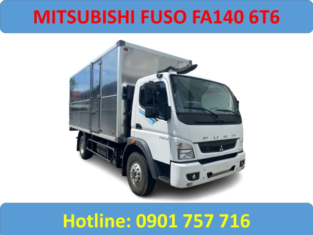 Fuso 6 tấn thùng kín