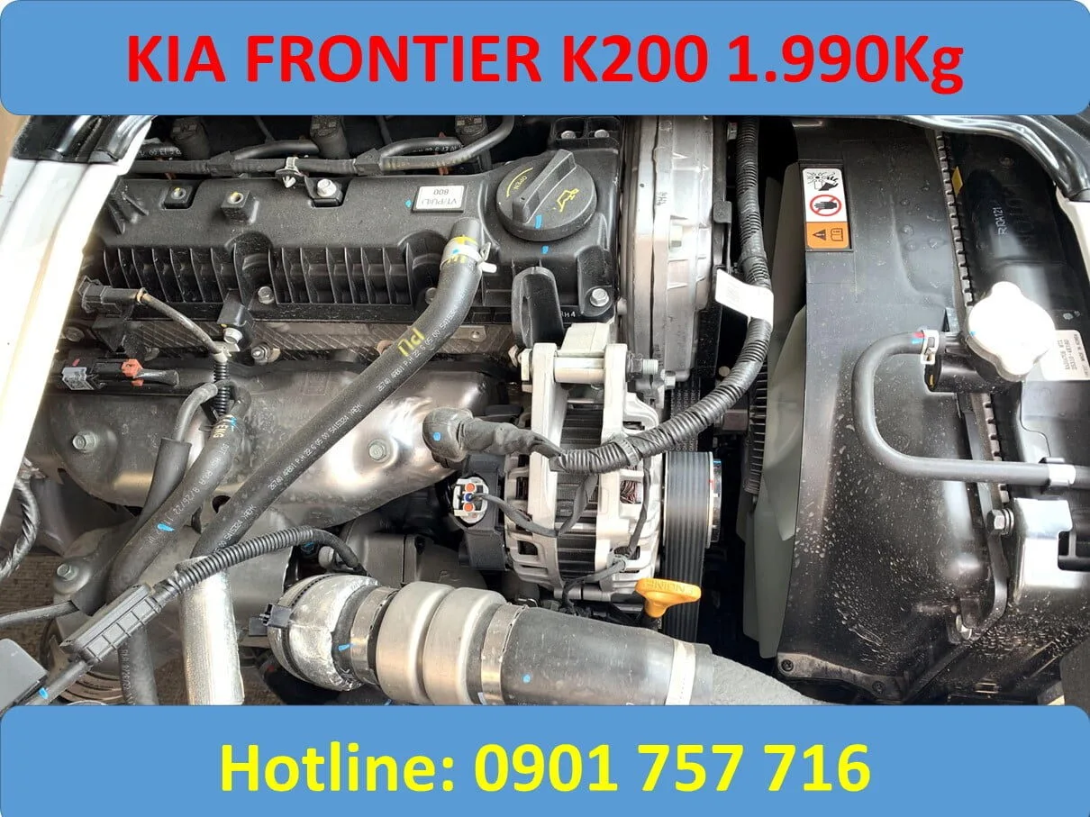 kia k200 thùng lửng lăn bánh