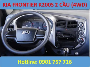 Kia k200s 4wd thùng kín