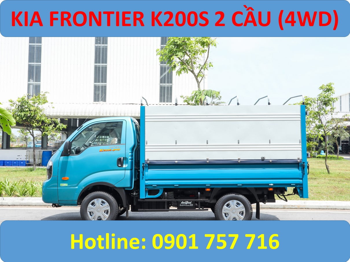 k200s 4wd thùng mui bạt