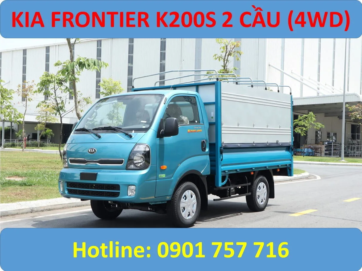 kia k200 2 cầu