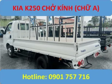 xe k250 thùng chở kính