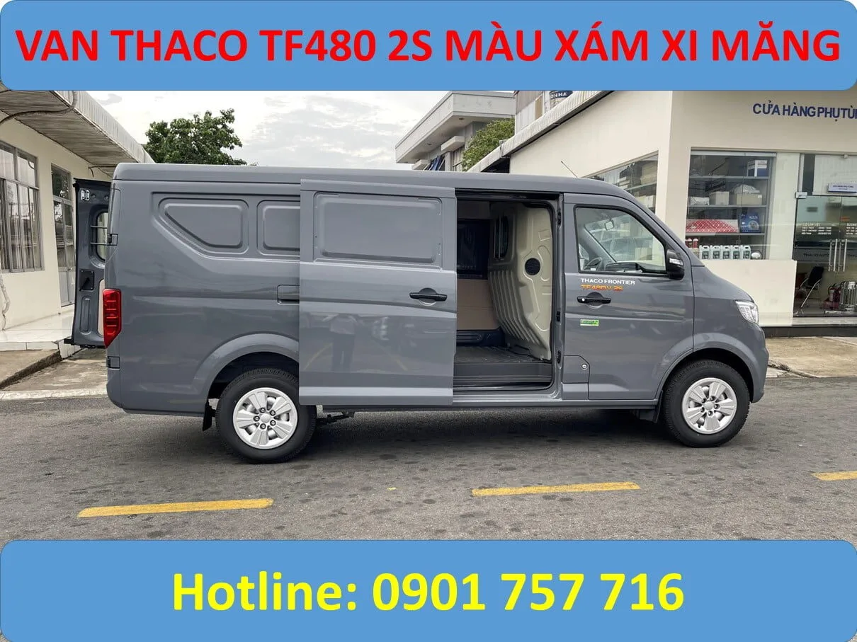 THACO TF480 SƠN MÀU XÁM XI MĂNG