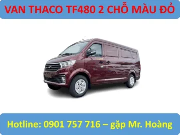 Thaco TF480 2 Chỗ Màu Đỏ