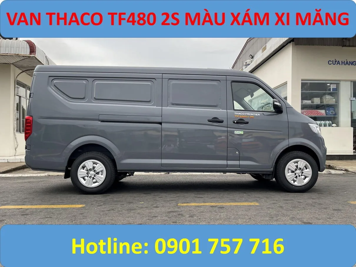 VAN THACO 2M9 XÁM XI MĂNG