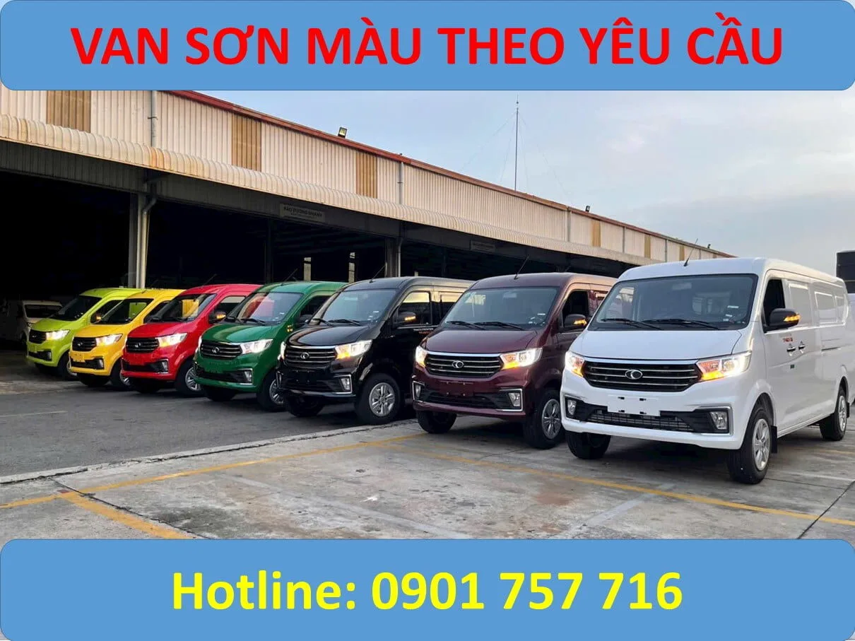 VAN THACO TF420/ TF450/ TF480 2 CHỖ/ 5 CHỖ SƠN MÀU THEO YÊU CẦU - Ảnh 3