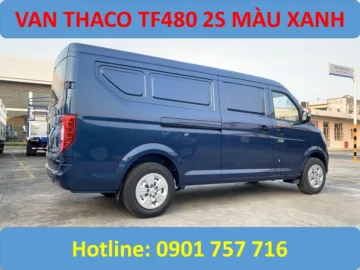 XE TẢI VAN THACO 2 CHỖ MÀU XANH