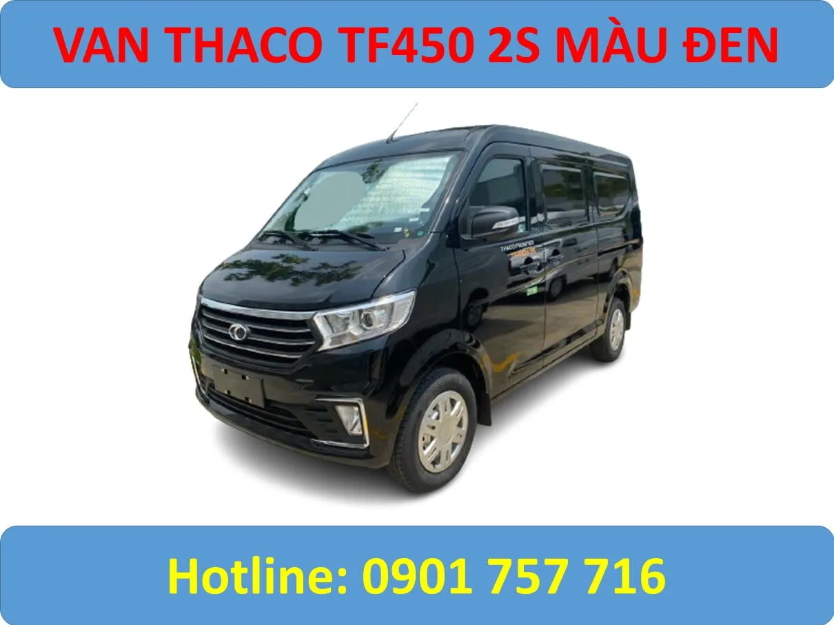XE TẢI VAN THACO MÀU ĐEN