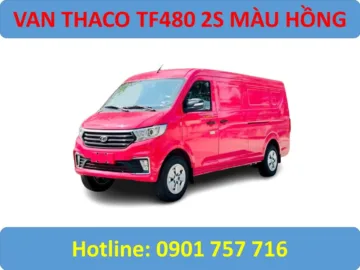 XE TẢI VAN THACO MÀU HỒNG