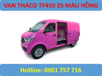 XE VAN THACO TF450 MÀU HỒNG