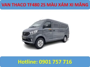 XE VAN THACO XÁM XI MĂNG