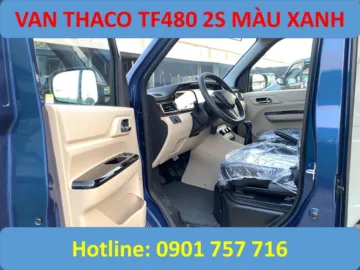 thaco van TF480 màu xanh