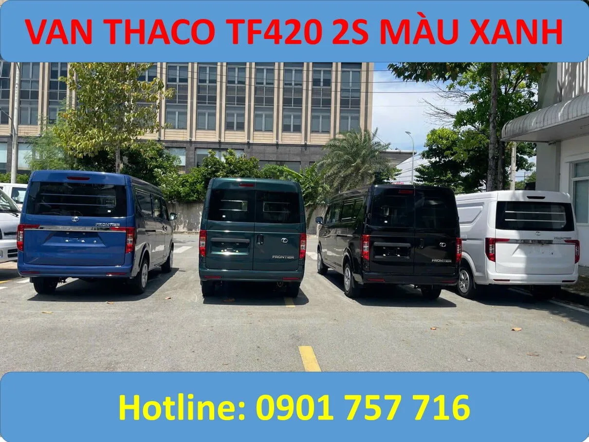 van thaco sơn màu thùng 2m3