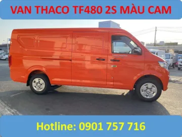 xe van thaco màu cam