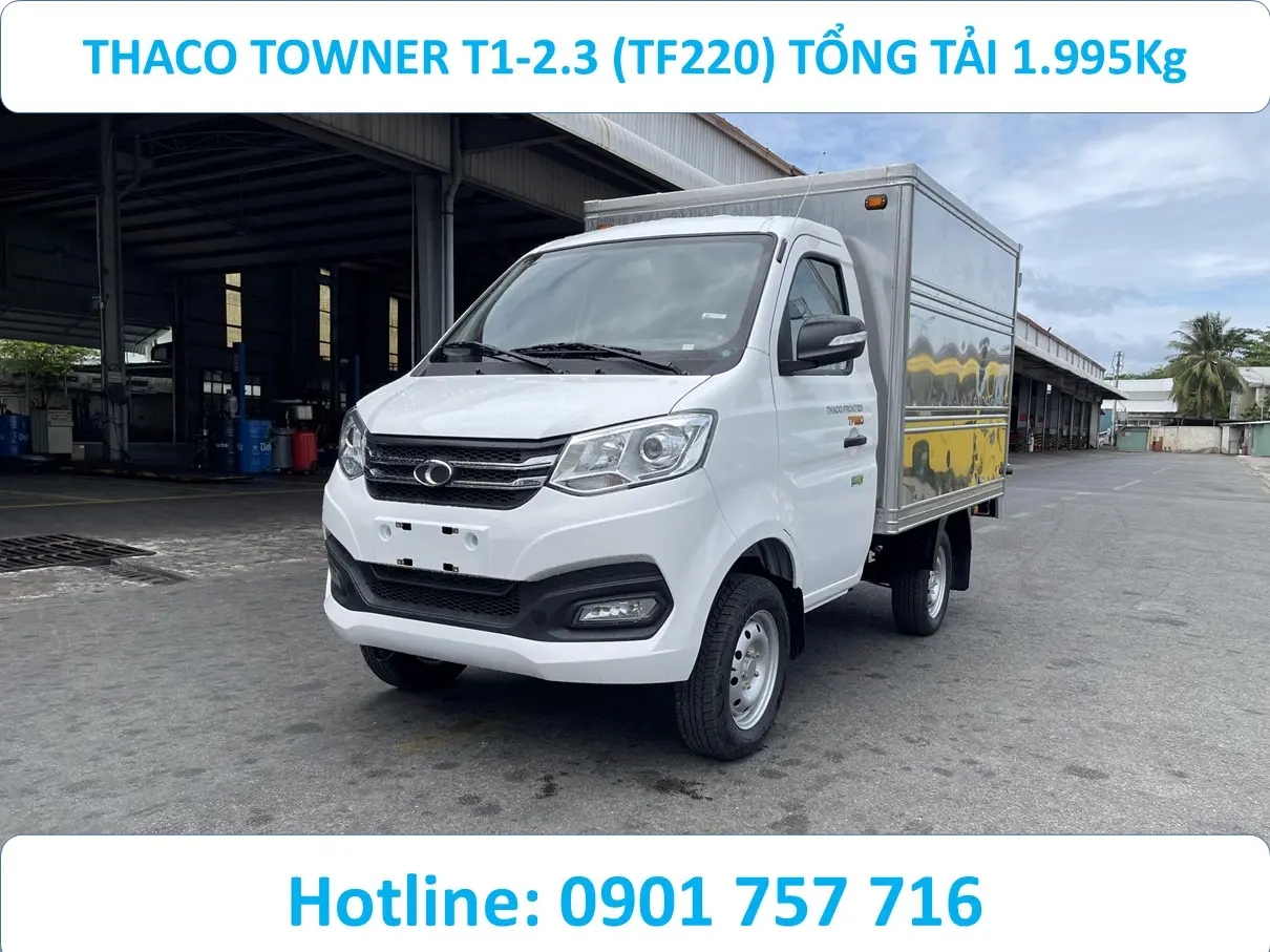 THACO TOWNER T123 THÙNG KÍN